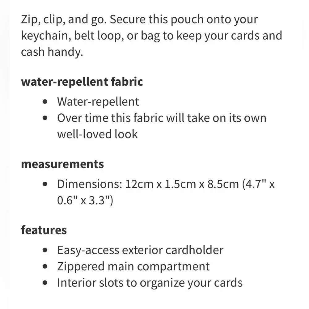 Zippered Lululemon Clippable Card Pouch Iridescent Iridescent / Silver Wallet